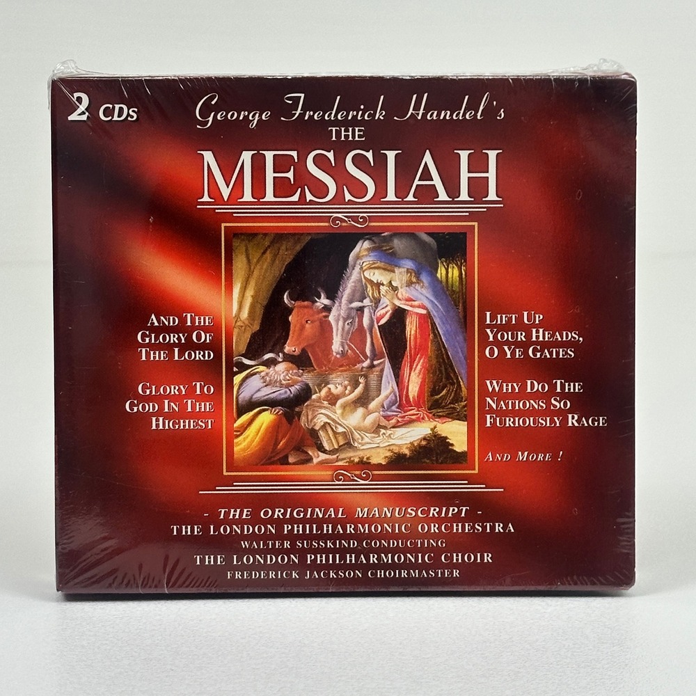 George Frederick Handel The Messiah 2-CD Factory Sealed.